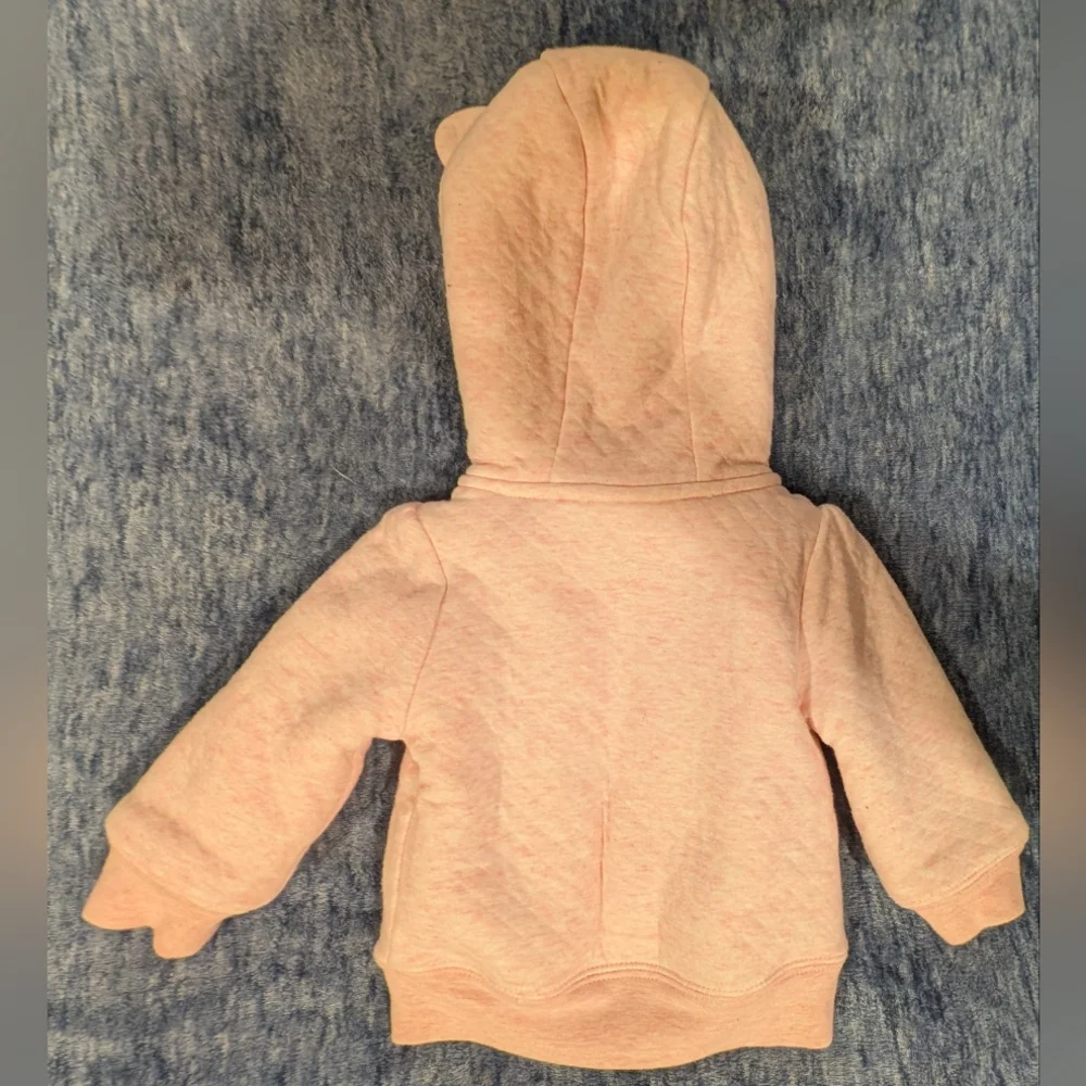 Carter's 3-6M Light Pink Kids Hoodie with Bear Ears